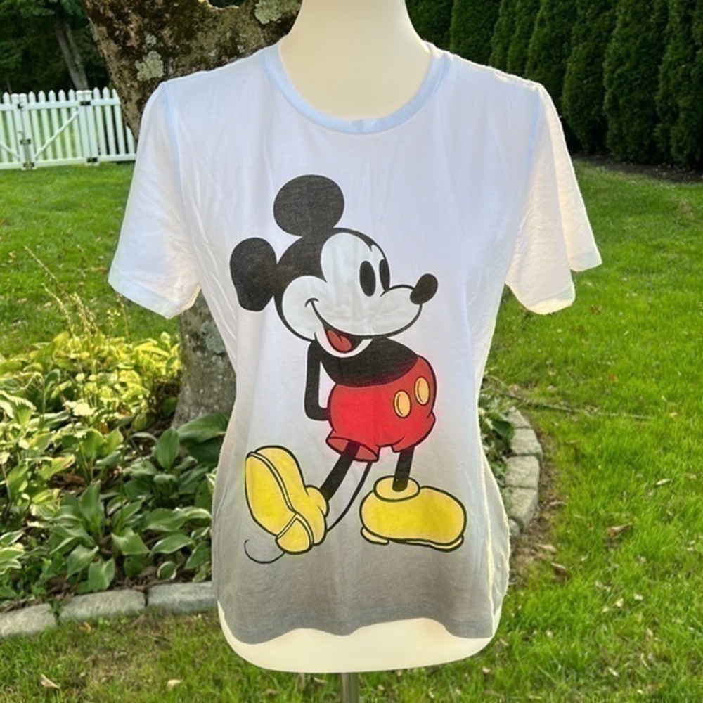 Disney Mickey Mouse white T-shirt with ombre